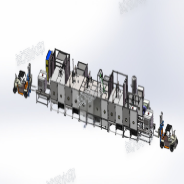 Automatic IBC 1000L Tote Bin Internal & External Cleaning Line Solution